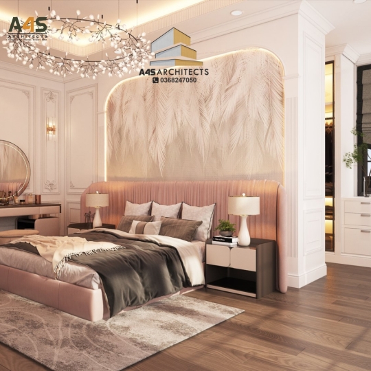 Thiết kế phòng ngủ tân cổ điển