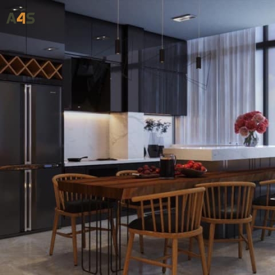 Thực tế  hoàn thiện nội thất công trình Q-2