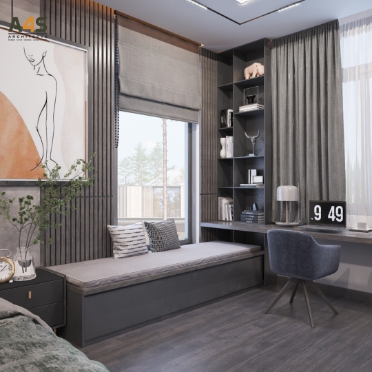 A4S.Architects phòng ngủ hiện đại