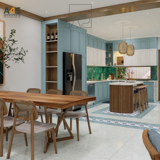 Phòng bếp với "hơi thở" Đà Lạt