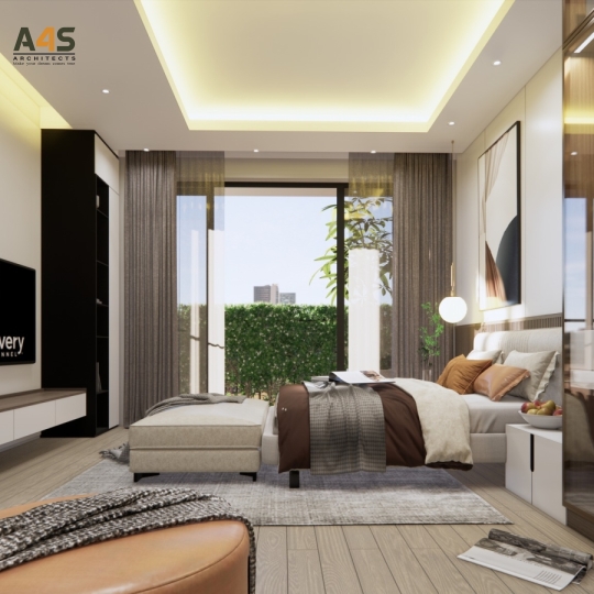 A4S.Architects phòng ngủ hiện đại