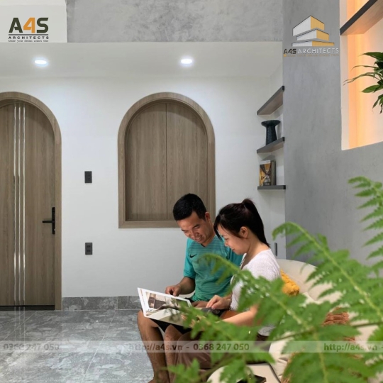 Hình ảnh thực tế công trình nhà anh Thanh Q.8