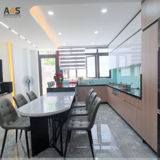 Hình ảnh thực tế công trình nhà anh Thanh Q.8