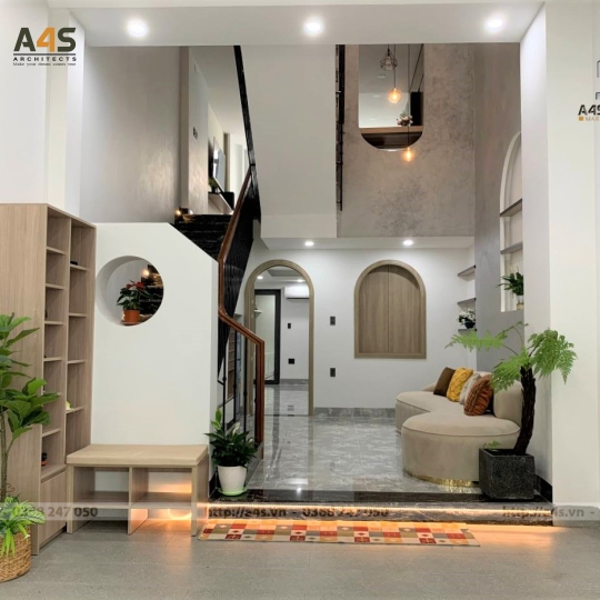 Hình ảnh thực tế công trình nhà anh Thanh Q.8