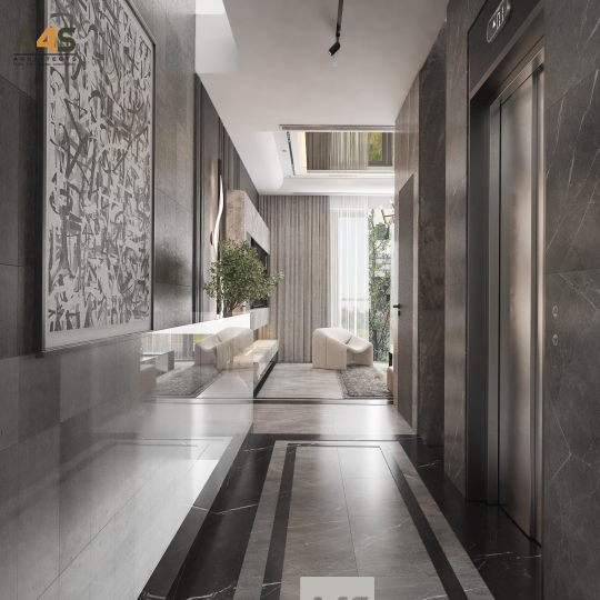 Thiết kế Phòng Khách - Bếp Khu Global City